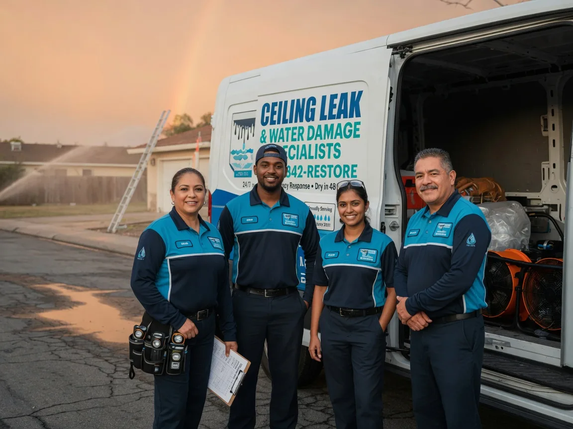 Ceiling Leak Cleanup company in Bowers, PA