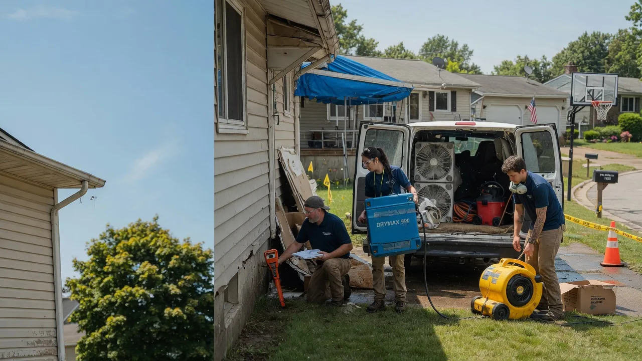 Ceiling Leak Cleanup in Bowers, PA near me