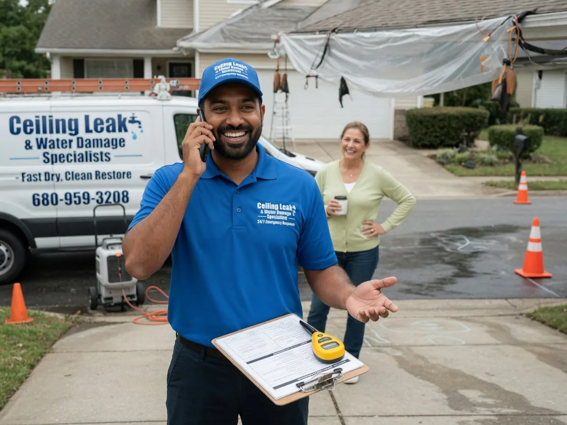 Ceiling Leak Cleanup Bowers, PA FAQs